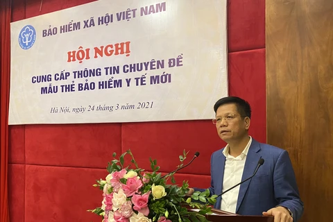 Phó Tổng Giám đốc Bảo hiểm Xã hội Việt Nam Trần Đình Liệu. (Ảnh: PV/Vietnam+)