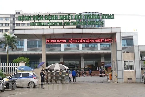 Bệnh viện Bệnh Nhiệt đới Trung ương cơ sở Kim Chung. (Ảnh: PV/Vietnam+)