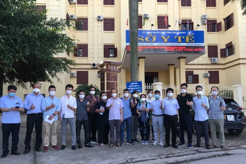 Đội phản ứng nhanh Bệnh viện Chợ Rẫy đã tới Bắc Giang. (Ảnh: PV/Vietnam+)