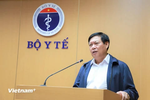 Thứ trưởng Bộ Y tế Đỗ Xuân Tuyên. (Ảnh: PV/Vietnam+)