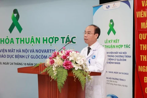 Tiến sĩ Nguyễn Xuân Tịnh - Giám đốc Bệnh viện Mắt Hà Nội. (Ảnh: PV/Vietnam+)