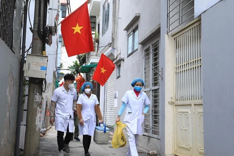 Hiện nay, các biện pháp phòng chống dịch của Việt Nam đã bảo đảm sự linh hoạt theo diễn biến dịch. (Ảnh: TTXVN/Vietnam+)