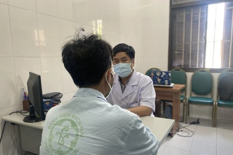 Bệnh nhân điều trị tại Viện Sức khỏe Tâm thần (Bệnh viện Bạch Mai). (Ảnh: PV/Vietnam+)