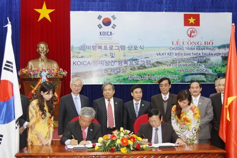 KOICA hỗ trợ Quảng Trị 9,6 triệu USD xây dựng nông thôn mới