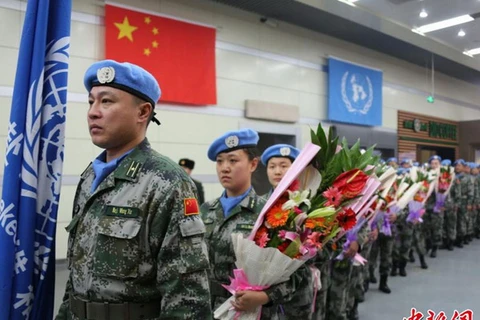  Binh sỹ Trung Quốc tới Mali thực hiện nhiệm vụ hòa bình