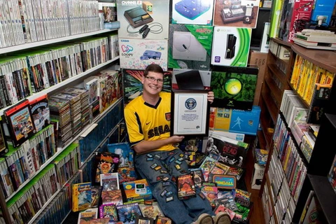 Kỷ lục Guiness cho bộ sưu tập 10.000 trò chơi điện tử