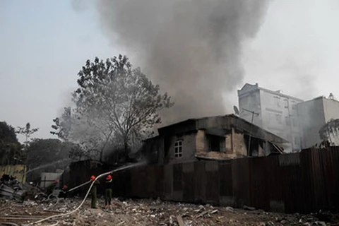 Cháy nhà trọ giữa Thủ đô, một nữ sinh viên tử vong