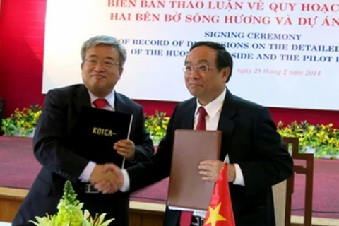 Hàn Quốc hỗ trợ 6 triệu USD quy hoạch bờ sông Hương