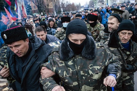 Đức: Có bằng chứng Nga đứng sau bạo động ở Ukraine