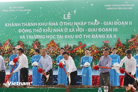 Động thổ xây dựng thêm 1.500 căn nhà ở xã hội tại Hà Nội