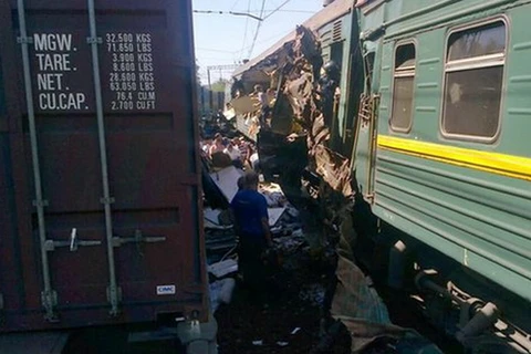 Tai nạn đường sắt ở ngoại ô Moskva, gần 20 người thương vong