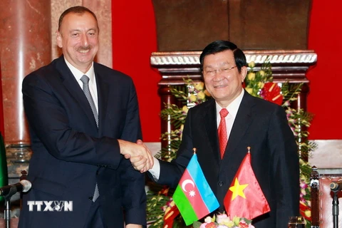 Tổng thống Azerbaijan kết thúc tốt đẹp chuyến thăm Việt Nam
