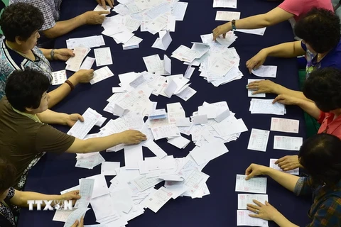 Bầu cử ở Hàn Quốc: Không đảng nào chiến thắng vượt trội 