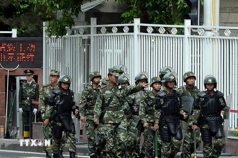 Trung Quốc bắt giữ hàng chục nghi can khủng bố ở Tân Cương