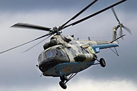 Máy bay trực thăng Mi-8 chở 17 người bị rơi ở Nga