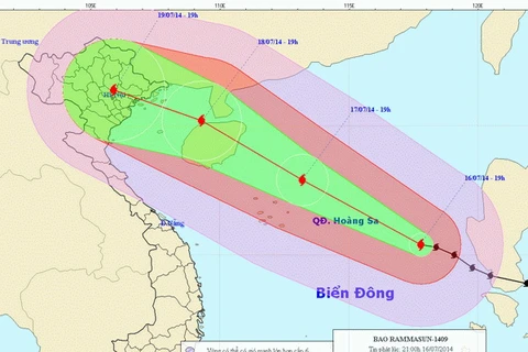 Bão số 2 chỉ cách quần đảo Hoàng Sa khoảng 620km