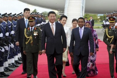 Chủ tịch Trung Quốc Tập Cận Bình bắt đầu chuyến công du Nam Á