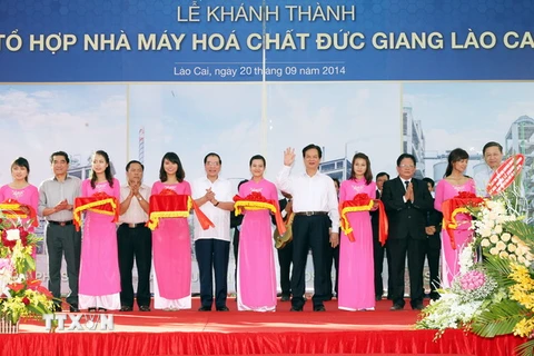 Khánh thành Tổ hợp nhà máy hóa chất Đức Giang Lào Cai