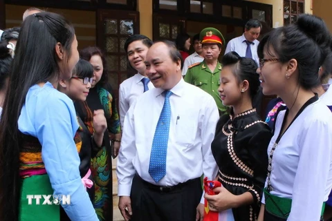 Phó Thủ tướng Nguyễn Xuân Phúc dự khai giảng Trường Hữu nghị T78