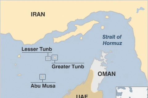 Iran tái khẳng định quyền sở hữu 3 hòn đảo ở Vịnh Persia