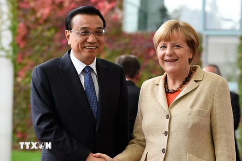 Đức-Trung Quốc ký kết 19 thỏa thuận hợp tác trị giá 2 tỷ euro