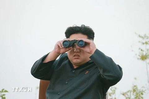 Lãnh đạo Triều Tiên Kim Jong-un thị sát cuộc tập trận quy mô lớn