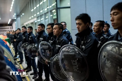 Hàng nghìn cảnh sát Hong Kong sẽ giải tán biểu tình ở Mong Kok