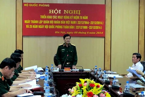 Triển khai các hoạt động Kỷ niệm thành lập Quân đội nhân dân Việt Nam
