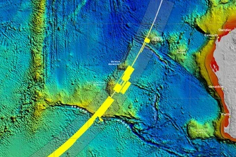 Vụ MH370: Australia công bố bản đồ sóng âm đáy Ấn Độ Dương