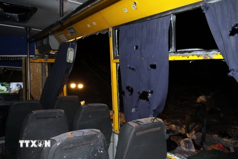 Hội đồng Bảo an lên án vụ tấn công xe buýt tại miền Đông Ukraine
