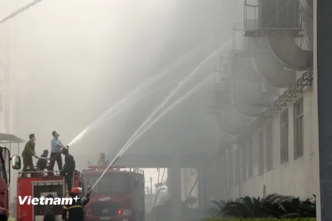 Bắc Ninh: Cháy xưởng sản xuất linh kiện tại Công ty Mitax