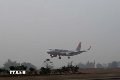 Máy bay Jetstar Pacific đi Hải Phòng phải hạ cánh ở Nội Bài