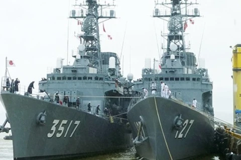 Tàu Hải quân Nhật Bản cập cảng Tiên Sa, bắt đầu thăm Việt Nam