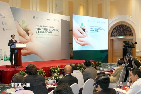 Diễn đàn doanh nghiệp phát triển bền vững Việt Nam 2015
