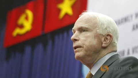 Thượng nghị sỹ Mỹ John McCain. (Nguồn: Reuters)
