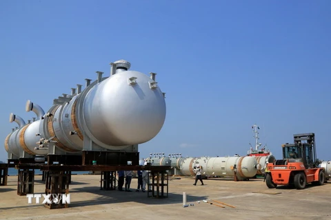 Sẽ thử áp bồn dầu Nhà máy lọc hóa dầu Nghi Sơn vào tháng 8