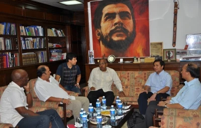 Đoàn đại biểu báo Nhân Dân thăm và làm việc tại Cuba