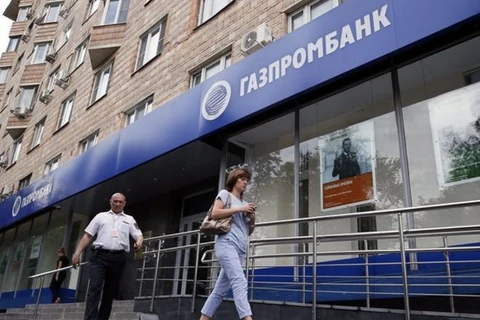 Trụ sở Ngân hàng Gazprombank của Nga. (Nguồn: EPA)