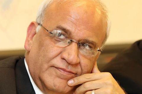 Tân Tổng Thư ký PLO Saeb Erekat. (Nguồn: T​he Jerusalem​ P​ost)