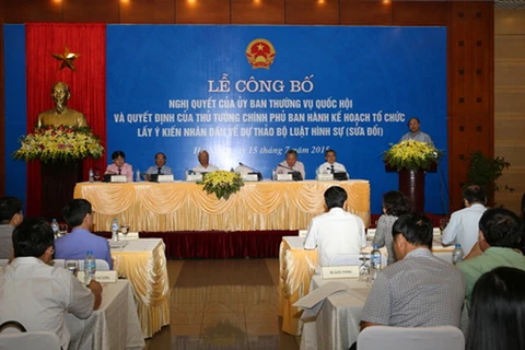 Phó Thủ tướng Nguyễn Xuân Phúc đã chủ trì Lễ công bố. (Nguồn: baochinhphu.vn)