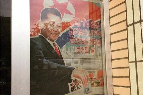 Một poster về bầu cử địa phương tại thủ đô Bình Nhưỡng. (Nguồn: BBC)