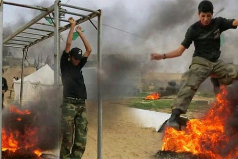 Một trại huấn luyện của phong trào Hamas. (Nguồn: ynetnews.com)