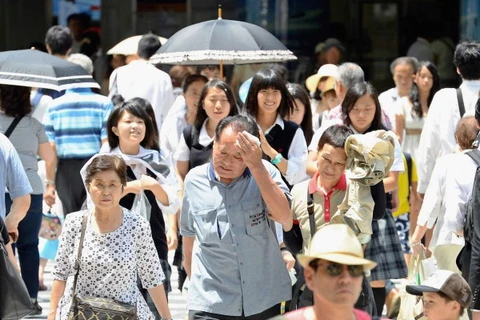 Thời tiết nắng nóng tại Nhật Bản. (Nguồn: time.com)
