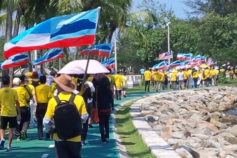Những người tham gia cuộc biểu tình Bersih 4. (Nguồn: themalaysianinsider.com)