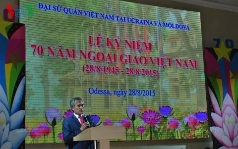 Kỷ niệm 70 năm thành lập ngành ngoại giao Việt Nam tại Ukraine 