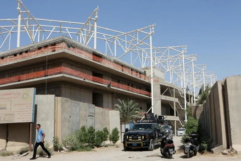 Sân vận động nơi các công nhân bị bắt cóc. (Nguồn: AP)