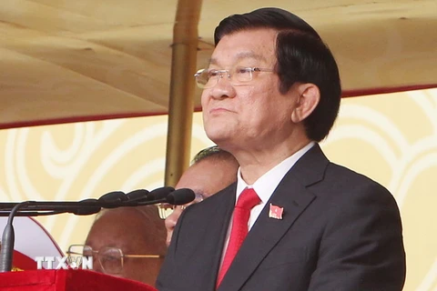Chủ tịch nước Trương Tấn Sang. (Nguồn: TTXVN)