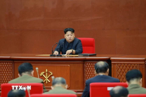 Nhà lãnh đạo Triều Tiên Kim Jong-un. (Nguồn: Yonhap/TTXVN)