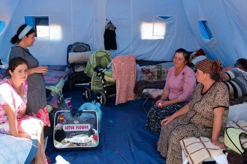 Tại một trại tị nạn ở Nga. (Nguồn: n3ws.info)