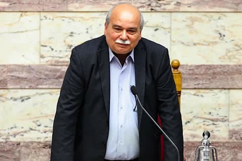 Chủ tịch Quốc hội Hy Lạp Nikos Voutsis. (Nguồn: greekreporter.com)